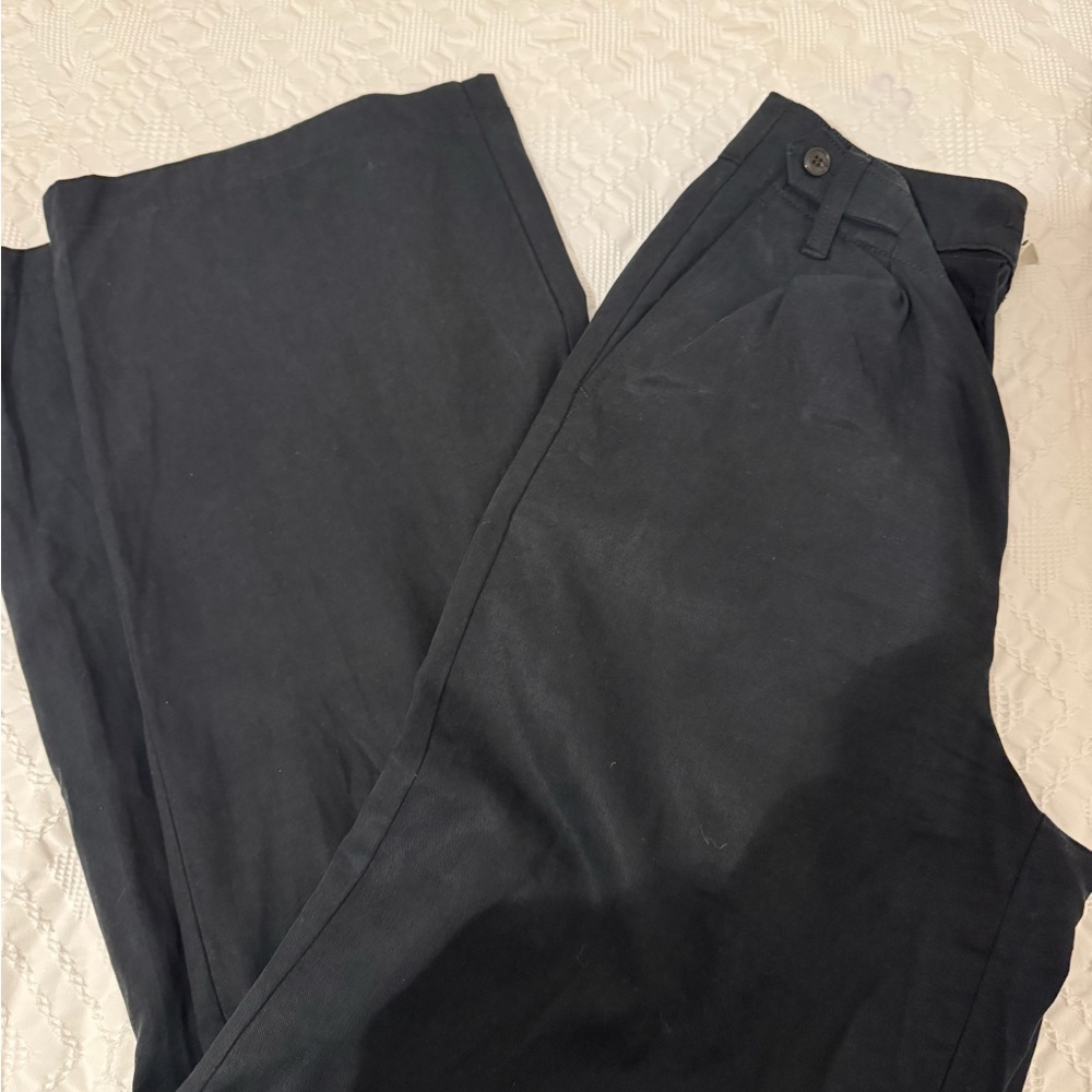 Madewell the Harlow wide leg pants in drapey twill